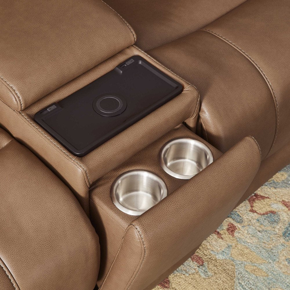 Parker House - Hancock - Apple Cider 7 Piece Zero Gravity Power Reclining Sectional with Power Adjustable Headrests - Apple Cider - MHAN-KIT-7A-P3Z-APCI view 6