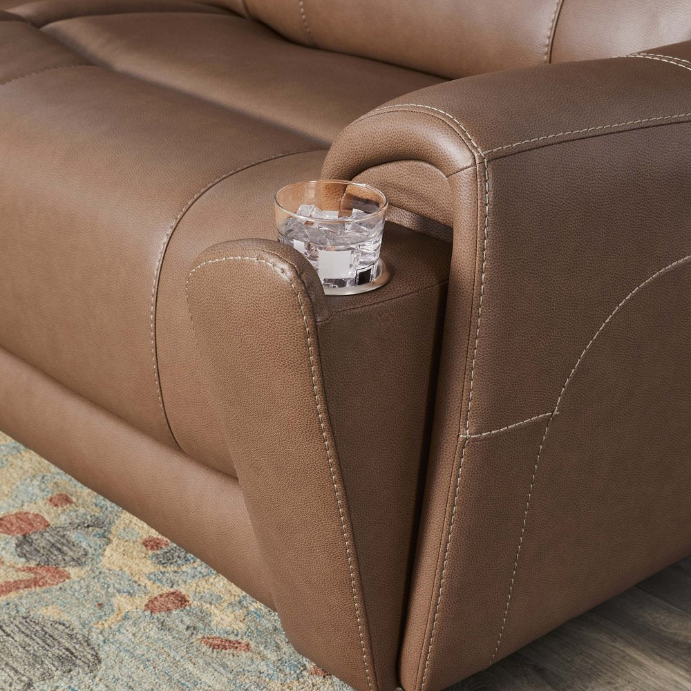 Parker House - Hancock - Apple Cider 7 Piece Zero Gravity Power Reclining Sectional with Power Adjustable Headrests - Apple Cider - MHAN-KIT-7A-P3Z-APCI view 7