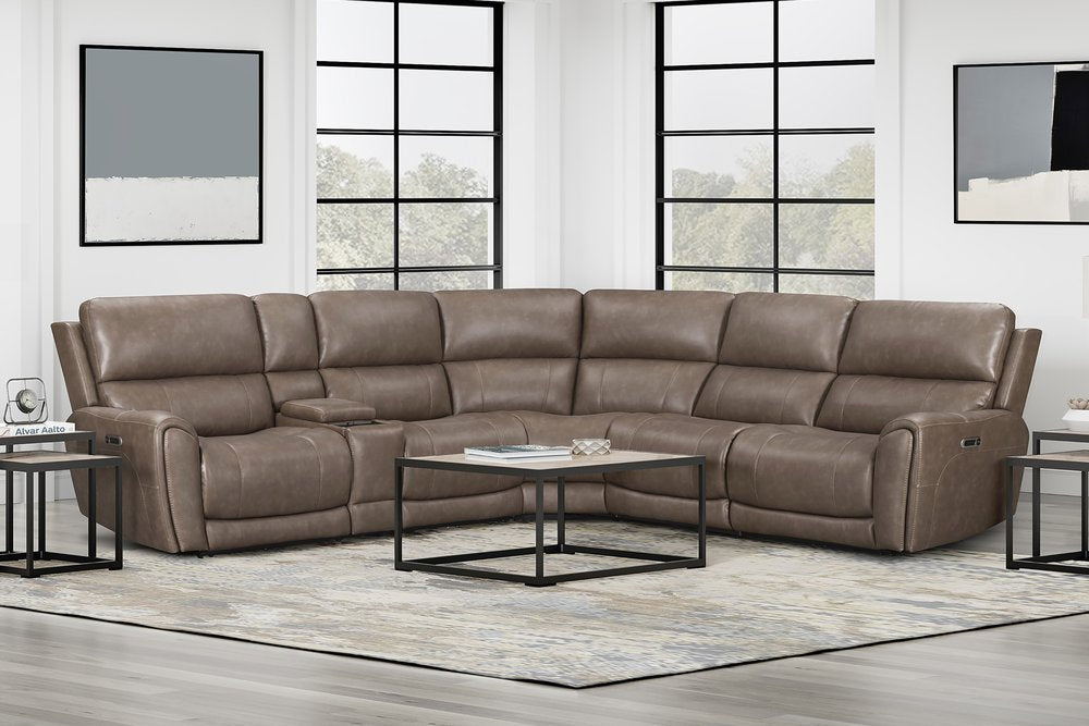 Parker House - Hancock - Bette Hazel 6 Piece Zero Gravity Power Reclining Sectional with Power Adjustable Headrests - Bette Hazel - MHAN-KIT-6A-P3Z-BTHZ view 2