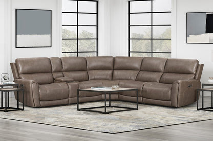 Parker House - Hancock - Bette Hazel 6 Piece Zero Gravity Power Reclining Sectional with Power Adjustable Headrests - Bette Hazel - MHAN-KIT-6A-P3Z-BTHZ view 2
