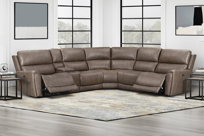 Parker House - Hancock - Bette Hazel 6 Piece Zero Gravity Power Reclining Sectional with Power Adjustable Headrests - Bette Hazel - MHAN-KIT-6A-P3Z-BTHZ view 3