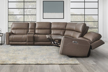 Parker House - Hancock - Bette Hazel 6 Piece Zero Gravity Power Reclining Sectional with Power Adjustable Headrests - Bette Hazel - MHAN-KIT-6A-P3Z-BTHZ view 4