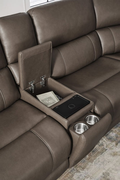 Parker House - Hancock - Bette Hazel 7 Piece Zero Gravity Power Reclining Sectional with Power Adjustable Headrests - Bette Hazel - MHAN-KIT-7A-P3Z-BTHZ view 5
