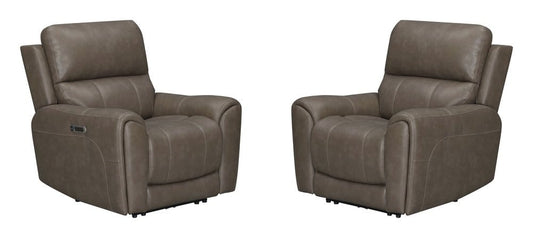 Parker House - Hancock - Bette Hazel Zero Gravity Power Recliner P3 (Set of 2) - Bette Hazel - MHAN-KIT-812P3Z-2-BTHZ view 1