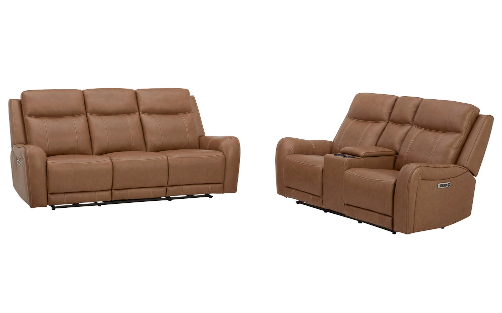 Parker House - Haywood - Butternut Power Reclining Sofa and Loveseat - MHAY-32PH-BTNT view 1