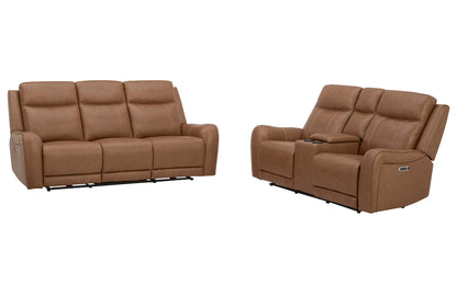 Parker House - Haywood - Butternut Power Reclining Sofa and Loveseat - MHAY-32PH-BTNT view 1