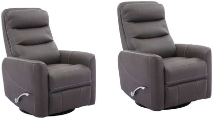 Parker House -  Hercules - Haze Swivel Glider Recliner (Set of 2) - MHER#812GS-2-HAZ view 1