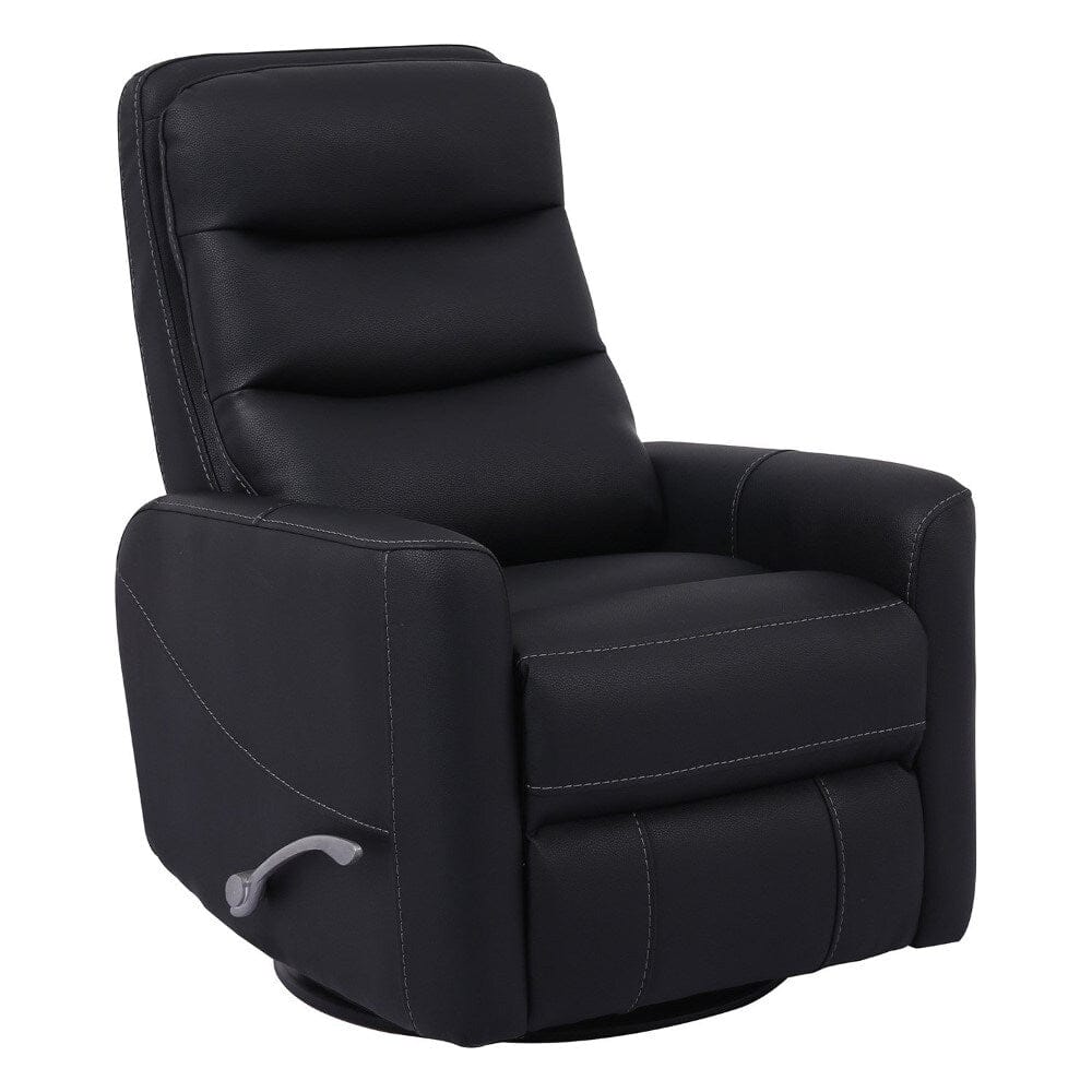 Parker House - Hercules Manual Swivel Glider Recliner in Black - MHER812GS-BLC view 1