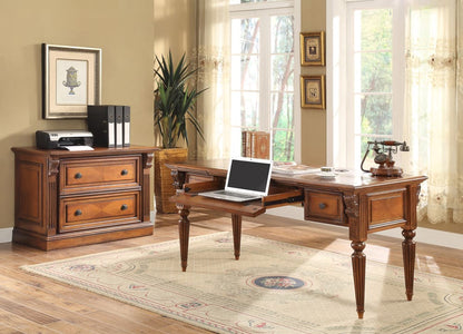 Parker House - Huntington Writing Desk in Antique Vintage Pecan - HUN#485 view 4