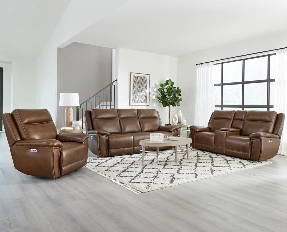 Parker House - Jameson - Hickory Power Zero Gravity Console Loveseat - MJAM#822CPHZ-HKRY view 4