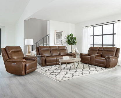 Parker House - Jameson - Hickory Power Zero Gravity Console Loveseat - MJAM#822CPHZ-HKRY view 4