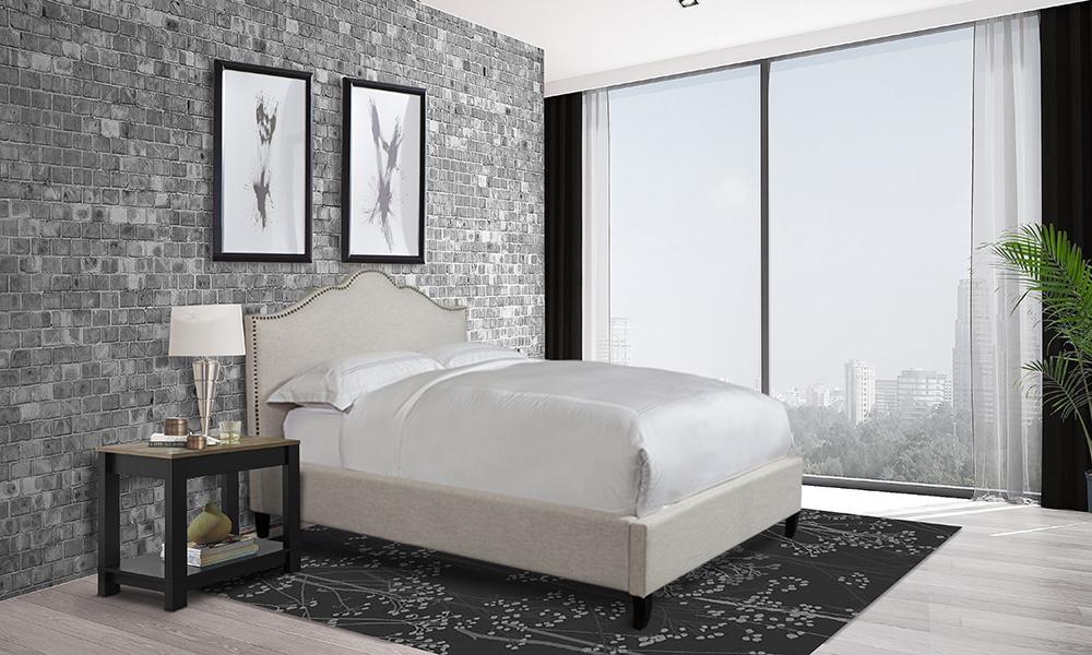 Parker House - Jamie Flour (Natural) King Bed - BJAM9000-2-FLO view 3