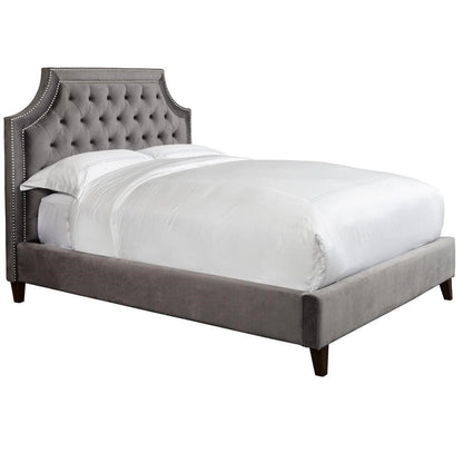 Parker House - Jasmine Flannel (Grey) California King Bed - BJAS9500-2-FLN view 1