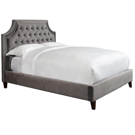 Parker House - Jasmine Flannel (Grey) King Bed - BJAS9000-2-FLN view 1