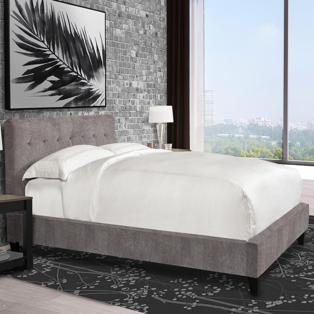 Parker House - Jody Cornflower (Grey) King Bed - BJOD9000-2-COR view 3