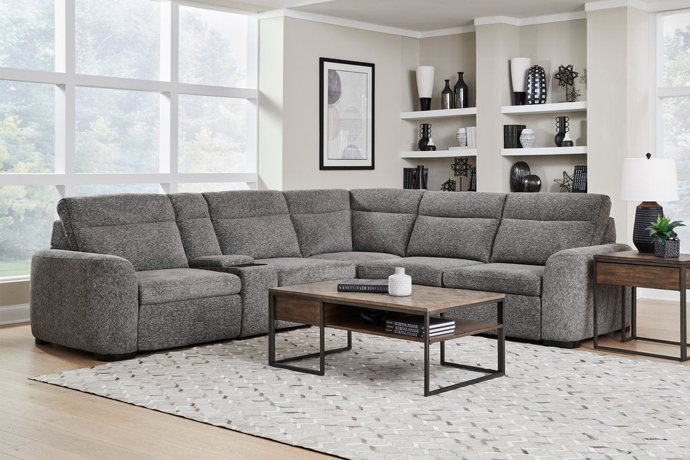 Parker House - Kline - Nightfall 6 Piece Power Reclining Sectional with Extension Footrests - Nightfall - MKLI-KIT-800-6A-NTFL view 9