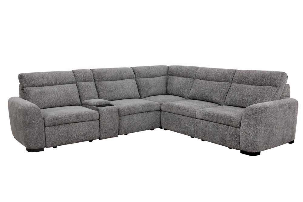 Parker House - Kline - Nightfall 6 Piece Power Sliding Sectional with Extension Footrests - Nightfall - MKLI-KIT-700-6A-NTFL view 1