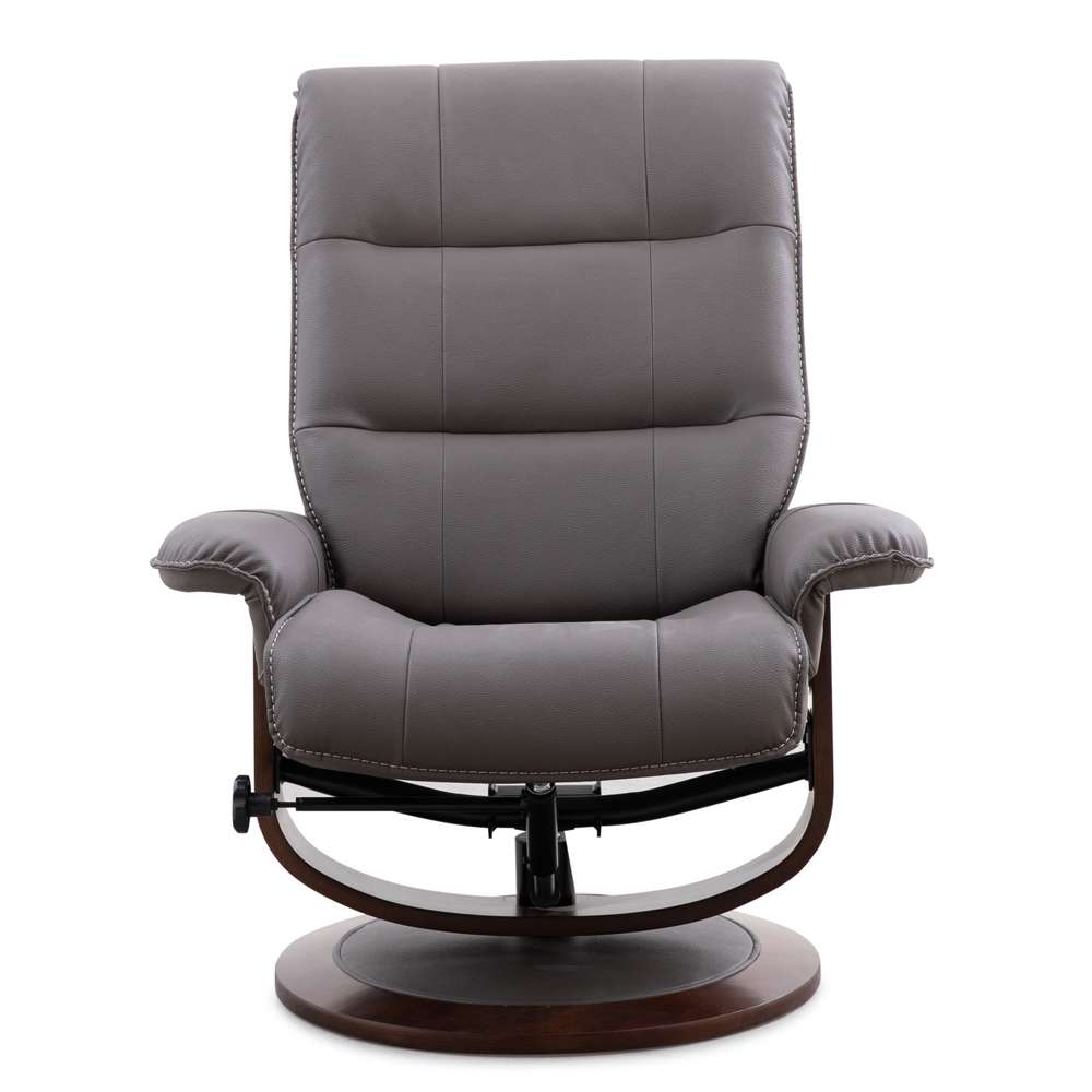 Parker House - Knight - Haze Manual Reclining Swivel Chair and Ottoman - MKNI#212S-HAZ view 2
