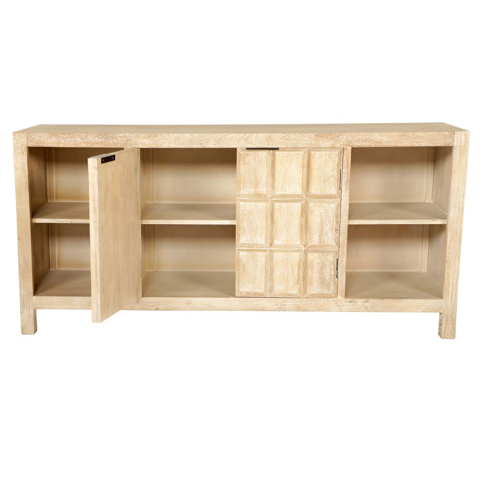 Parker House - Laguna 64 Inch Console - Bleached Natural - LAG-64 view 3