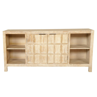 Parker House - Laguna Rectangular Storage Cocktail Table with 2 End Tables and Console - Bleached Natural - LAG-KIT-4B-OC view 7