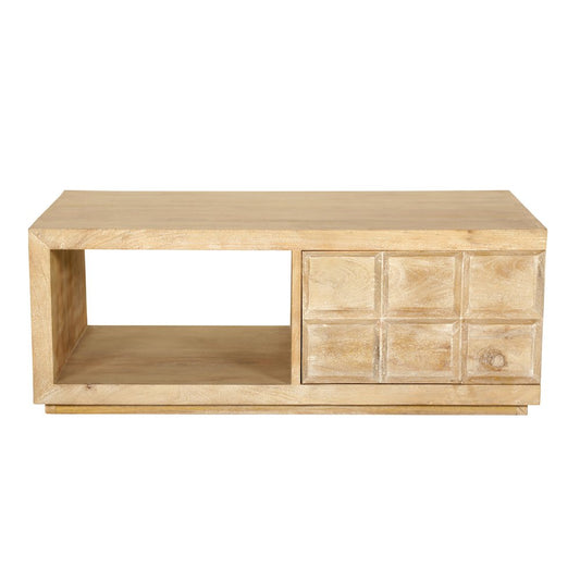 Parker House - Laguna Rectangular Storage Cocktail Table with 2 End Tables - Bleached Natural - LAG-KIT-3A-OC view 2
