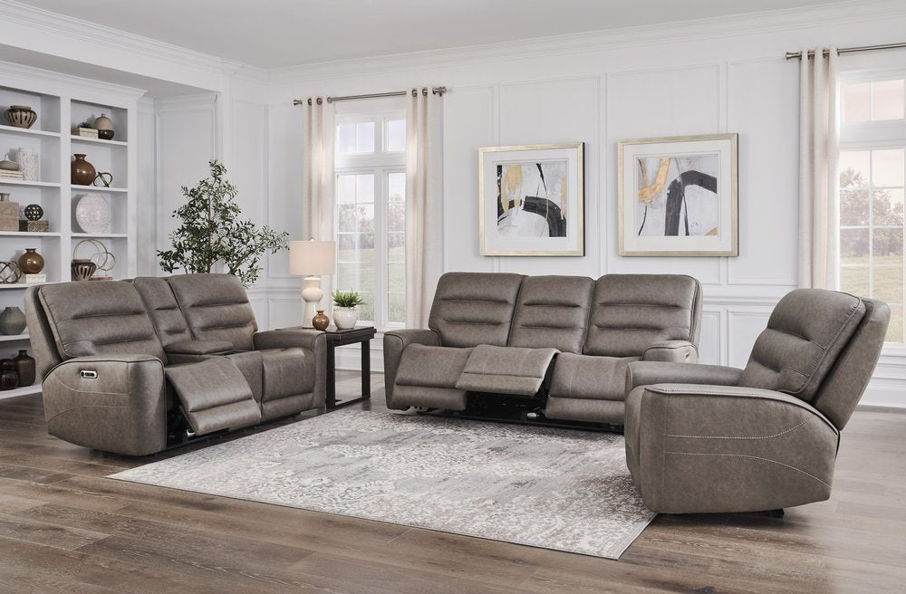 Parker House - Lawson - Sydney Brunette Power Zero Gravity Recliner P2 - Sydney Brunette - MLAW-812P2Z-SYBR view 5
