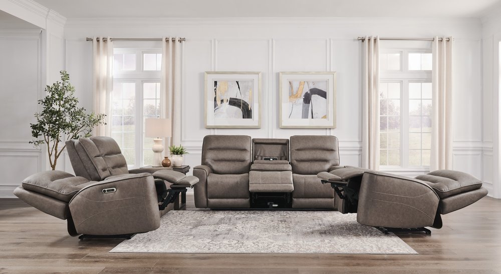 Parker House - Lawson - Sydney Brunette Power Zero Gravity Recliner P2 - Sydney Brunette - MLAW-812P2Z-SYBR view 6