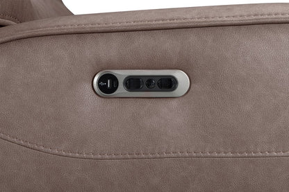 Parker House - Lawson - Sydney Brunette Power Zero Gravity Recliner P2 - Sydney Brunette - MLAW-812P2Z-SYBR view 12