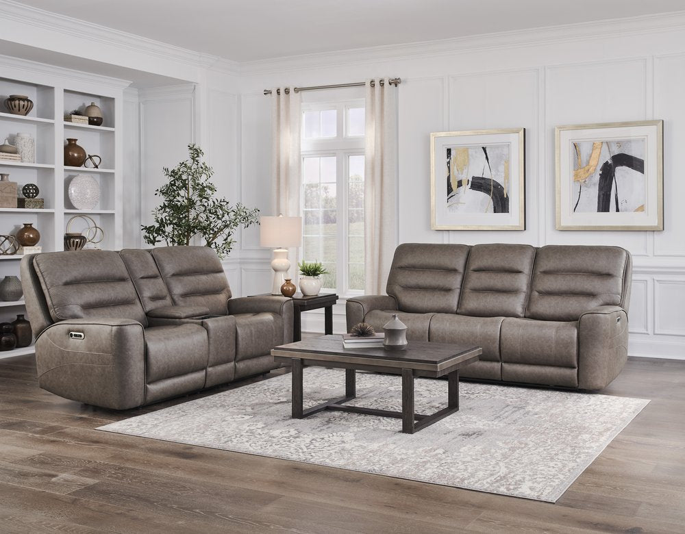 Parker House - Lawson - Sydney Brunette Zero Gravity Power Reclining Sofa and Loveseat - Sydney Brunette - MLAW-KIT-52P2Z-SYBR view 2