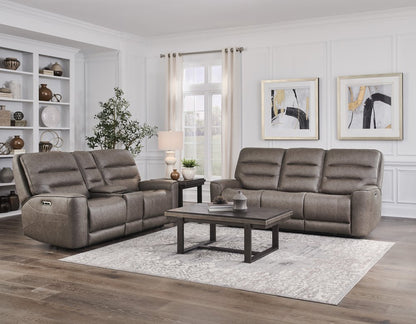 Parker House - Lawson - Sydney Brunette Zero Gravity Power Reclining Sofa and Loveseat - Sydney Brunette - MLAW-KIT-52P2Z-SYBR view 2