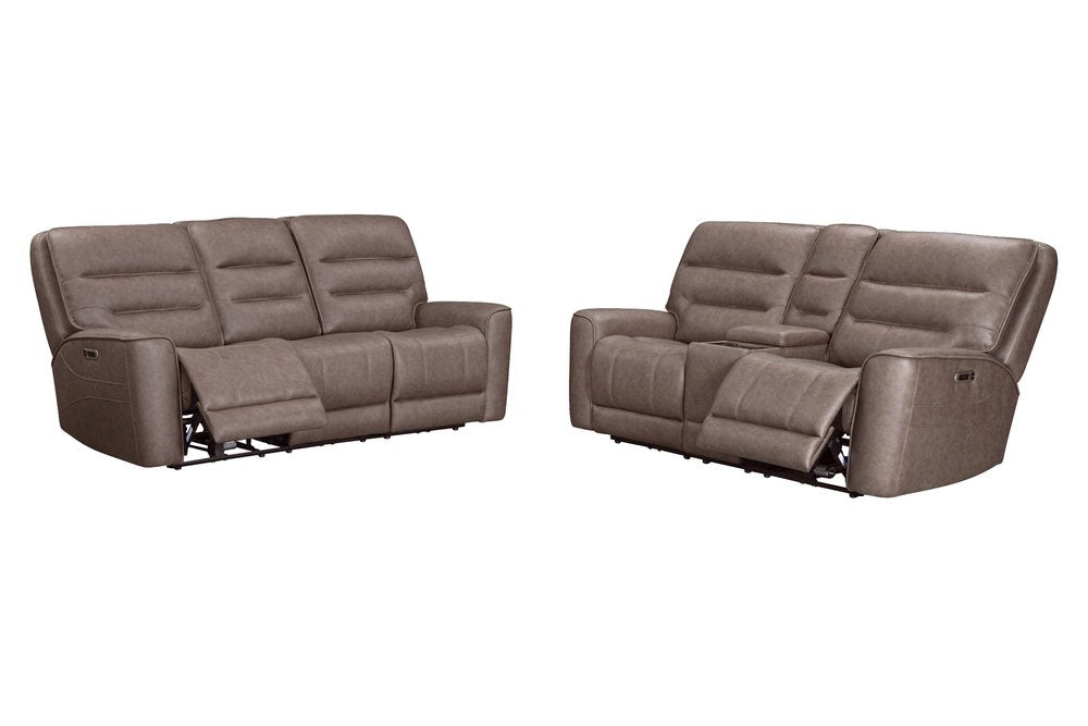Parker House - Lawson - Sydney Brunette Zero Gravity Power Reclining Sofa and Loveseat - Sydney Brunette - MLAW-KIT-52P2Z-SYBR view 7