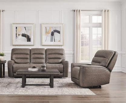 Parker House - Lawson - Sydney Brunette Zero Gravity Power Reclining Sofa and Recliner - Sydney Brunette - MLAW-KIT-51P2Z-SYBR view 2