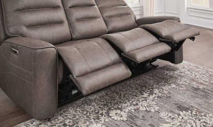 Parker House - Lawson - Sydney Brunette Zero Gravity Triple Power Reclining Sofa with Drop Down Table P2 - Sydney Brunette - MLAW-835P2Z-SYBR view 12