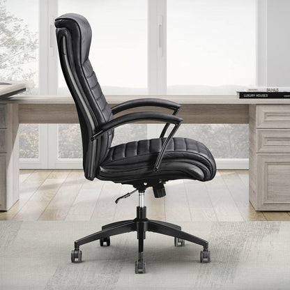 Parker House - Leather Desk Chair Black - DC#370-SMBK view 3