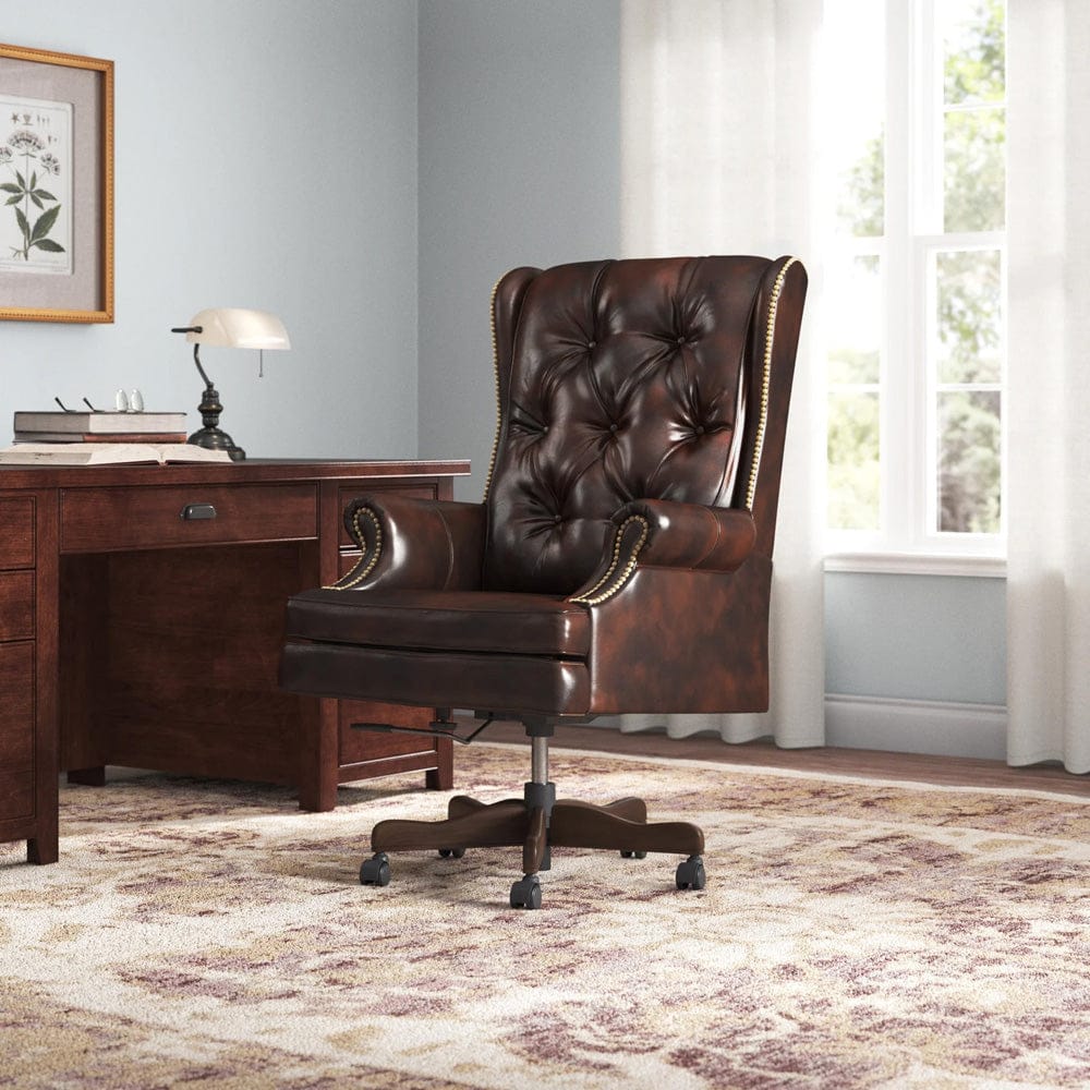 Parker House - Leather Desk Chair in Havana & Brown Base Color - DC-112-HA view 4