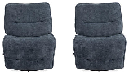 Parker House - Leo - Midnight Blue Armless Recliner (Set of 2) - MLEO#810GS-2-MNBL view 1