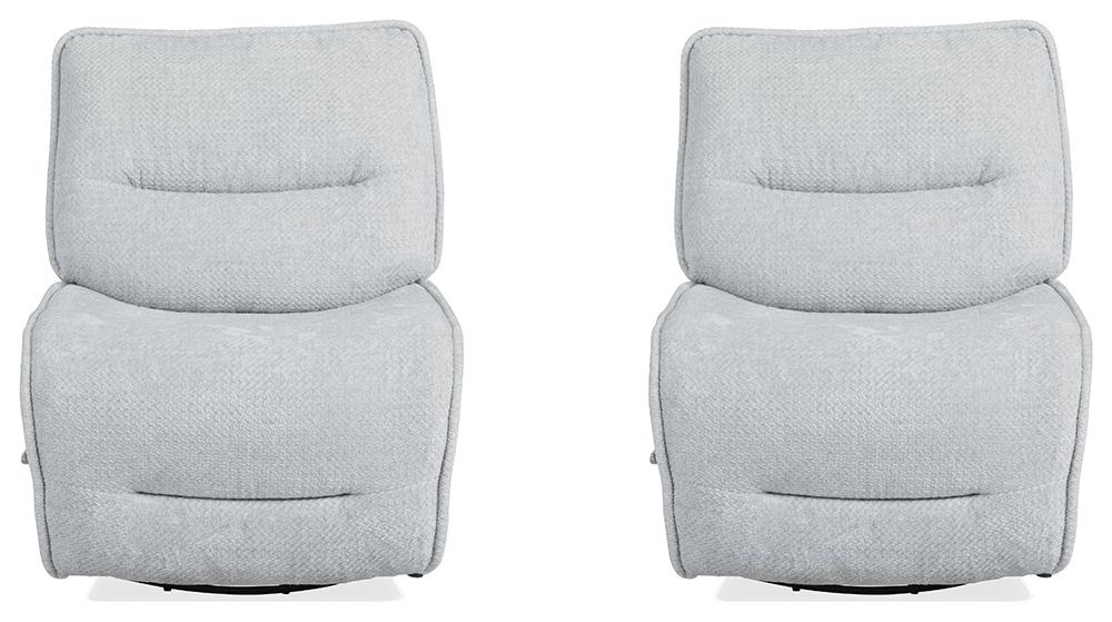 Parker House - Leo - Silver Fox Armless Recliner (Set of 2) - MLEO#810GS-2-SLFX view 1