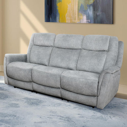 Parker House - Linus - Hudson Grey Power Reclining Sofa and Loveseat - MLIN-32PHZ-HGY view 3