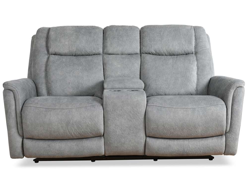 Parker House - Linus - Hudson Grey Power Zero Gravity Console Loveseat - MLIN#822CPHZ-HGY view 3