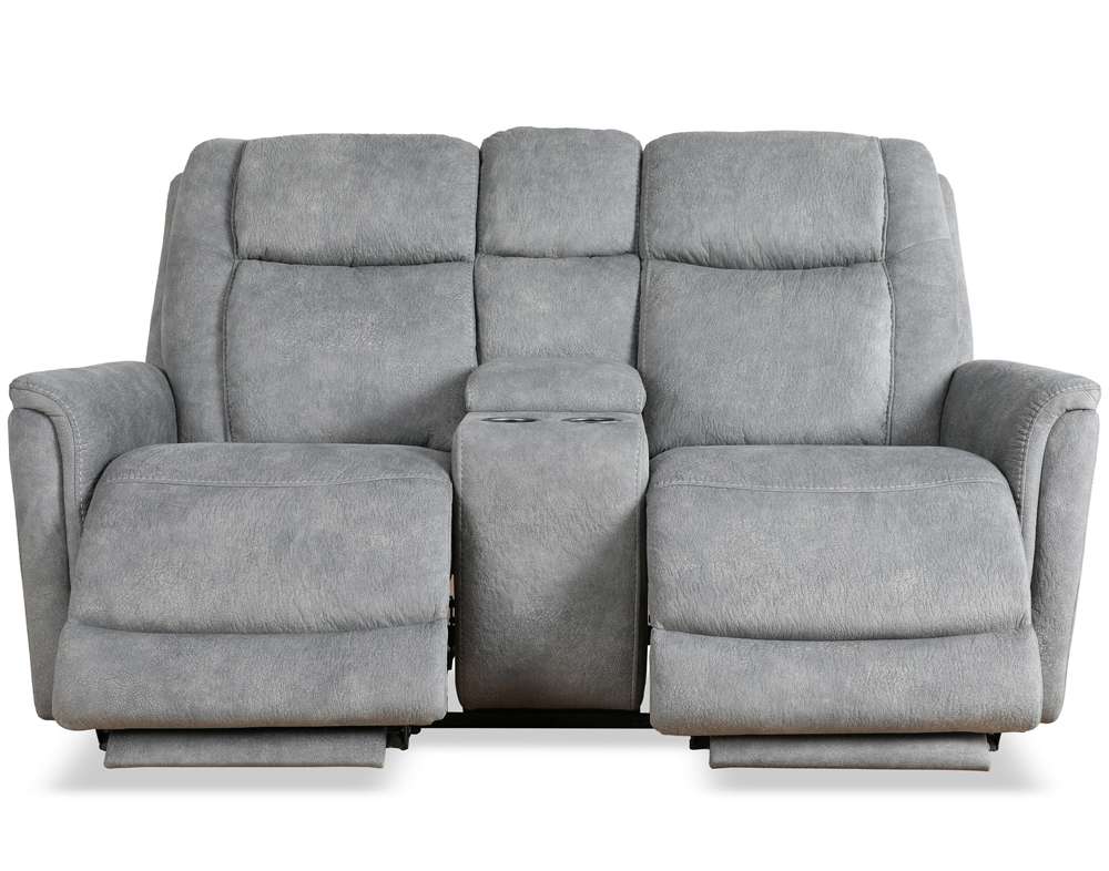 Parker House - Linus - Hudson Grey Power Zero Gravity Console Loveseat - MLIN#822CPHZ-HGY view 4