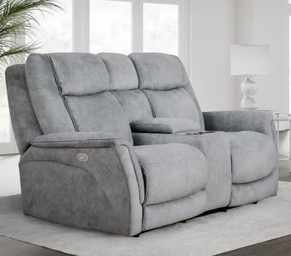 Parker House - Linus - Hudson Grey Power Zero Gravity Console Loveseat - MLIN#822CPHZ-HGY view 6