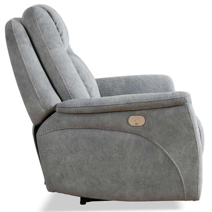 Parker House - Linus - Hudson Grey Power Zero Gravity Recliner - MLIN#812PHZ-HGY view 6