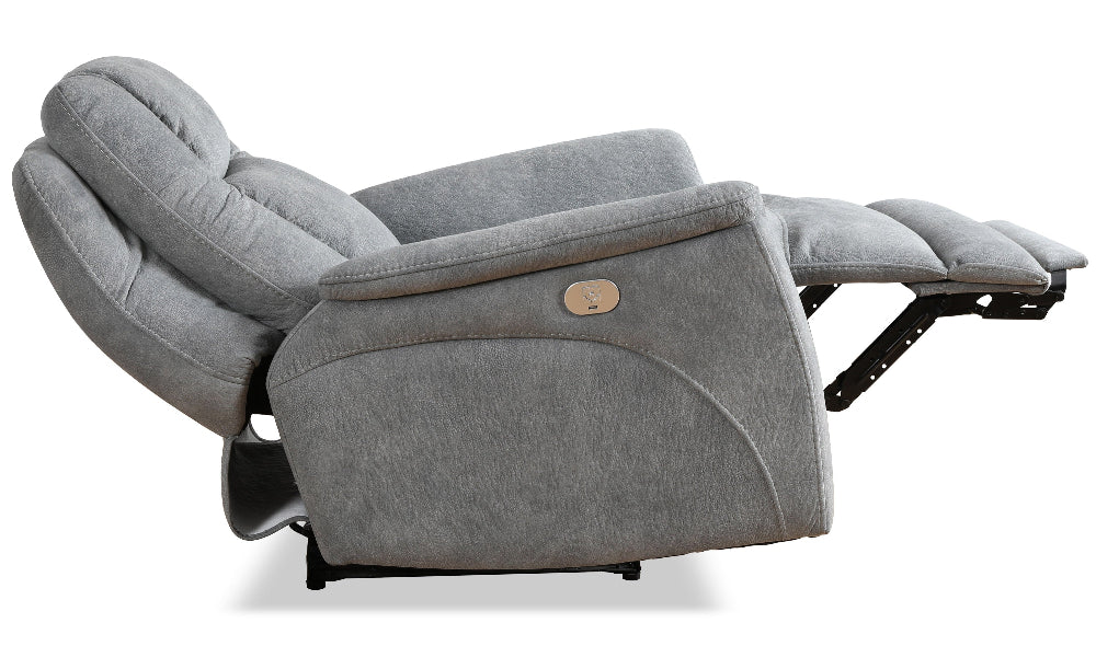 Parker House - Linus - Hudson Grey Power Zero Gravity Recliner - MLIN#812PHZ-HGY view 7