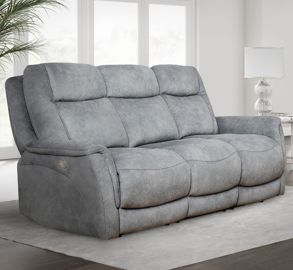 Parker House - Linus - Hudson Grey Power Zero Gravity Sofa - MLIN#832PHZ-HGY view 5