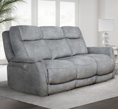 Parker House - Linus - Hudson Grey Power Zero Gravity Sofa - MLIN#832PHZ-HGY view 5