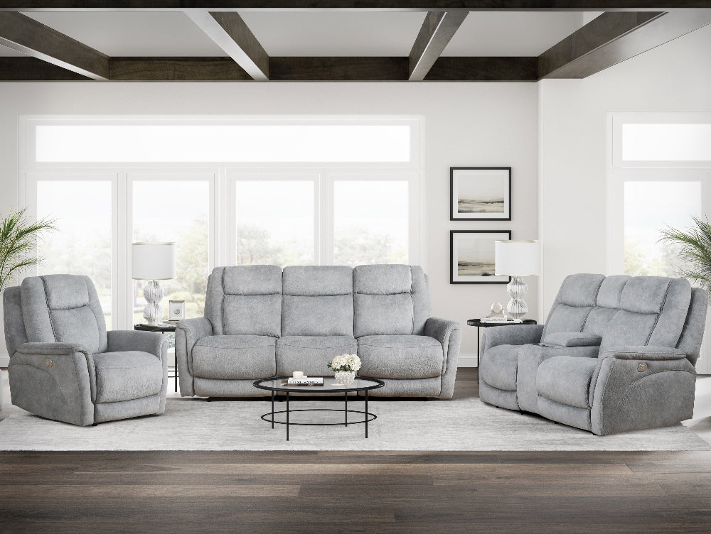 Parker House - Linus - Hudson Grey Power Zero Gravity Sofa - MLIN#832PHZ-HGY view 6
