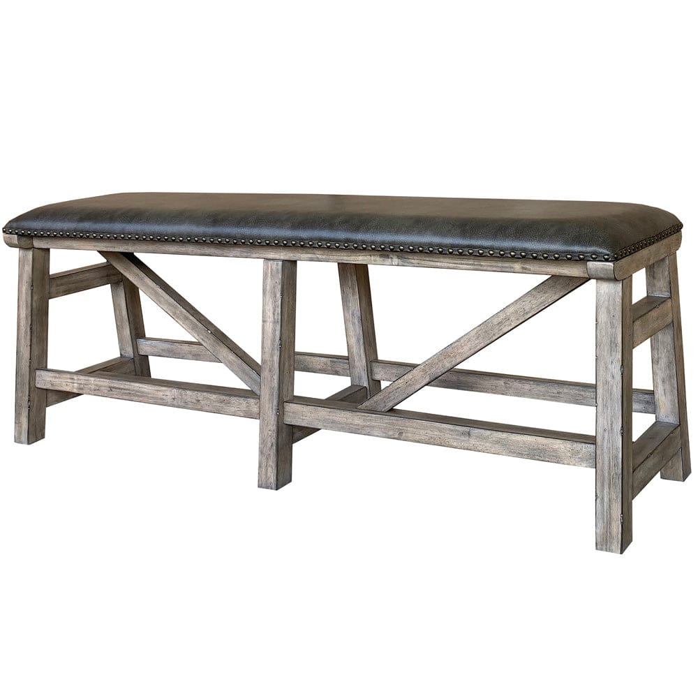 Parker House - Lodge Dining Counter Height Extendable Table with 2 Sling Stools 2 X-Back Stools 1 Bench Buffet with Hutch - DLOD-9PC-TBL-2SL-2XBK-1B-HUT view 9