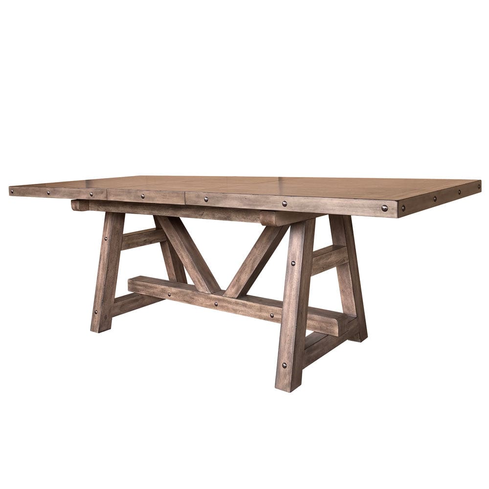 Parker House - Lodge Dining Counter Height Extendable Table with 2 Sling Stools 6 X-Back Stools Buffet with Hutch - DLOD-12PC-TBL-2SL-4XBK-HUTCH view 6