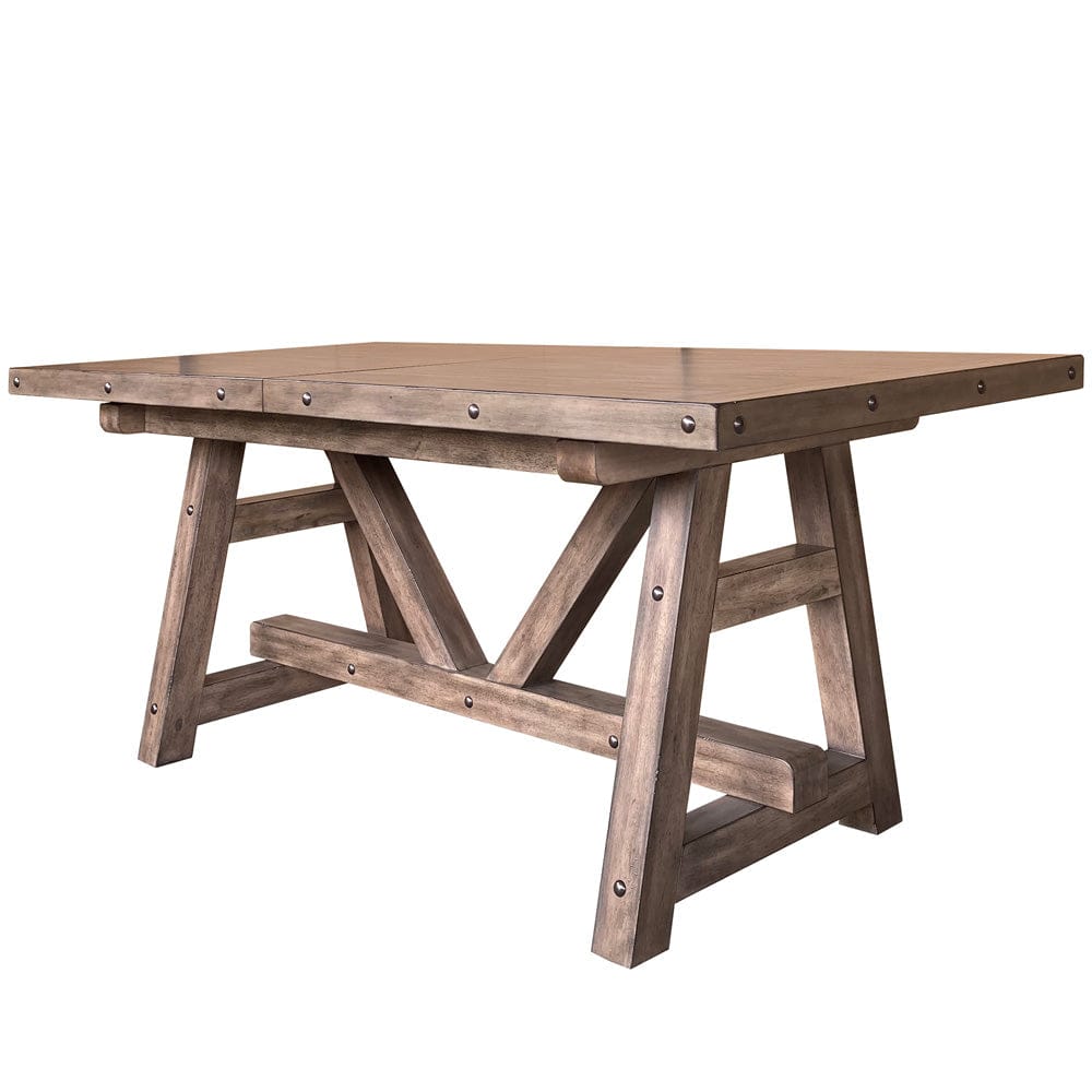 Parker House - Lodge Dining Counter Height Extendable Table with 2 Sling Stools 6 X-Back Stools Buffet with Hutch - DLOD-12PC-TBL-2SL-4XBK-HUTCH view 9