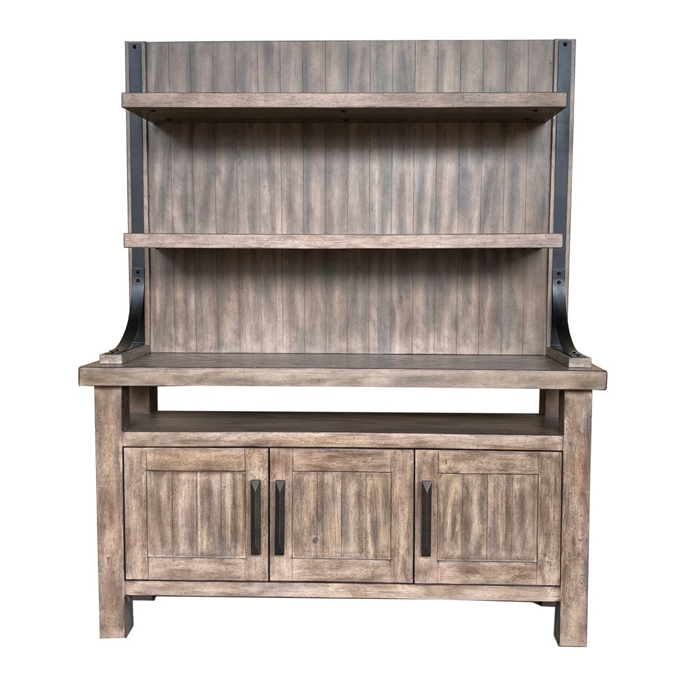 Parker House - Lodge Dining Counter Height Extendable Table with 2 Sling Stools 6 X-Back Stools Buffet with Hutch - DLOD-12PC-TBL-2SL-4XBK-HUTCH view 11